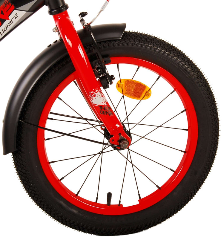 Volare Thombike Children's Bicycle - Boys - 16 pouces - Black Red
