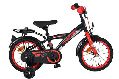 Vélo enfant Volare thombike - garçons - 14 pouces - noir rouge