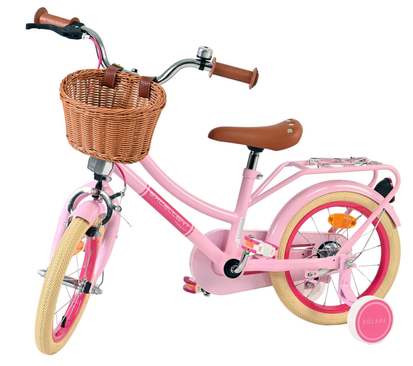 Excellent vélo pour enfants Volare - filles - 14 pouces - rose