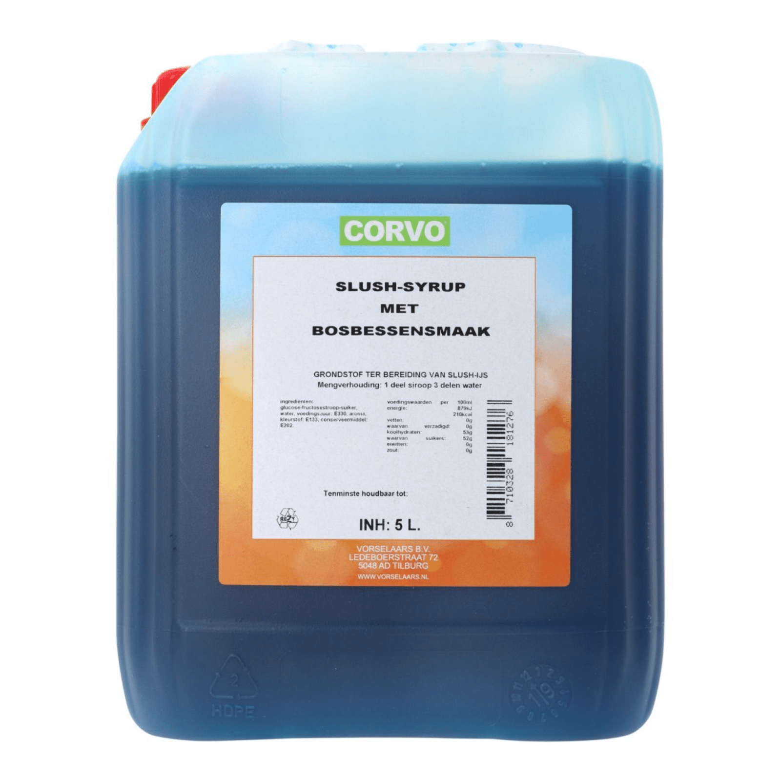 Sirop de barbotine Corvo myrtilles (5 litres)