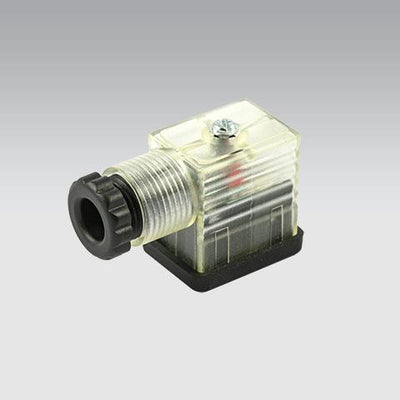Bouchon de travail en métal transparent 22mm LED 24v avec diode d'extinction