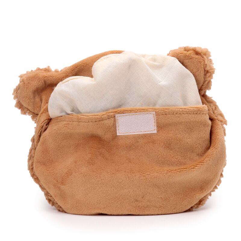 Ours en peluche autour de la peluche au micro-ondes thermand lavendel blé