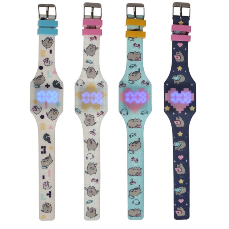 Montre en silicone numérique Pusheen Cat