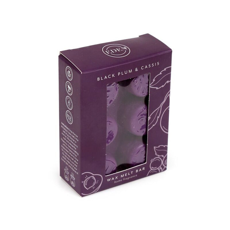 Eden lot de 6 cires fondantes prune cassis