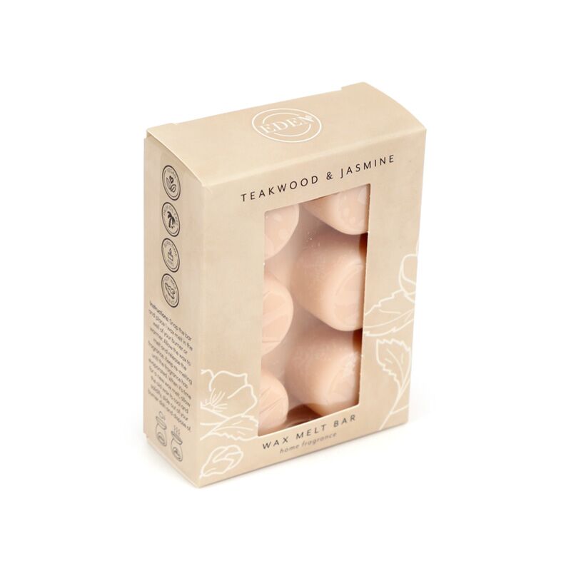 Eden lot de 6 cires fondantes teck jasmin