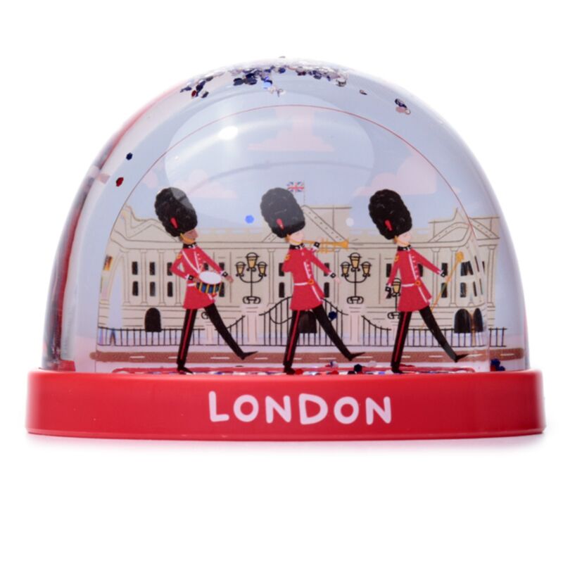 Souvenir de Londres Royal Wachter sur Parade Medium Glitter Snow Bol