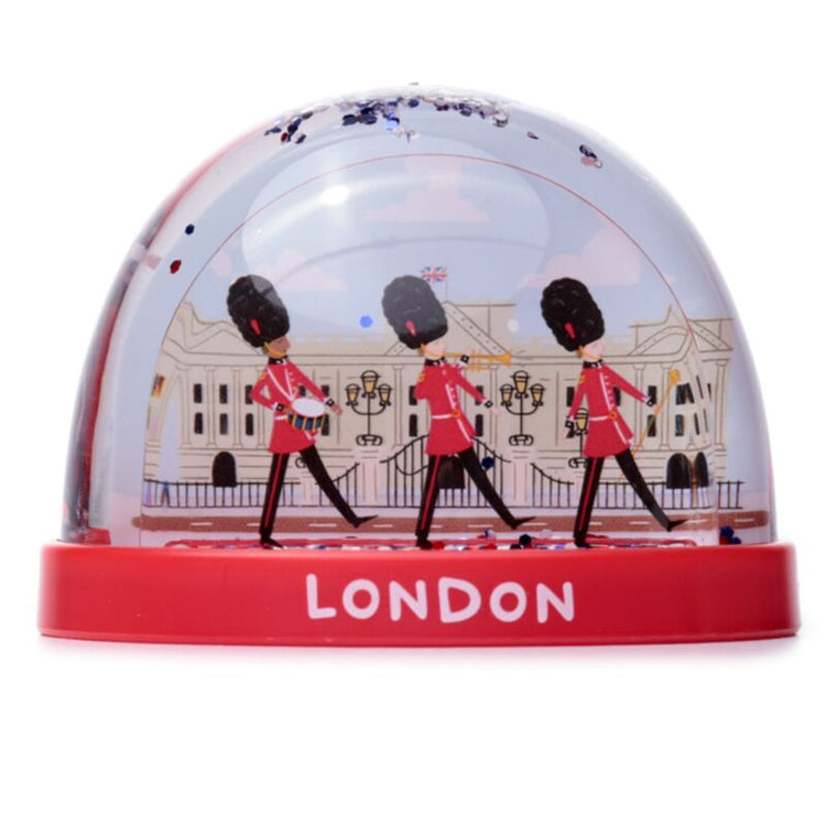 Souvenir de Londres Royal Wachter sur Parade Medium Glitter Snow Bol