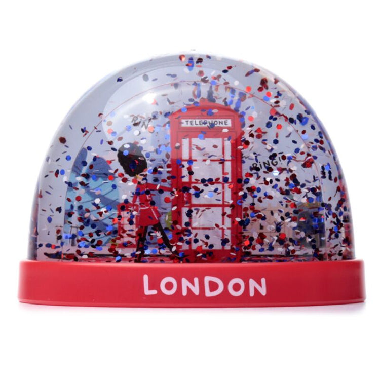 London Souvenir Red Phone Cell Royal Wachter Snow Bol M