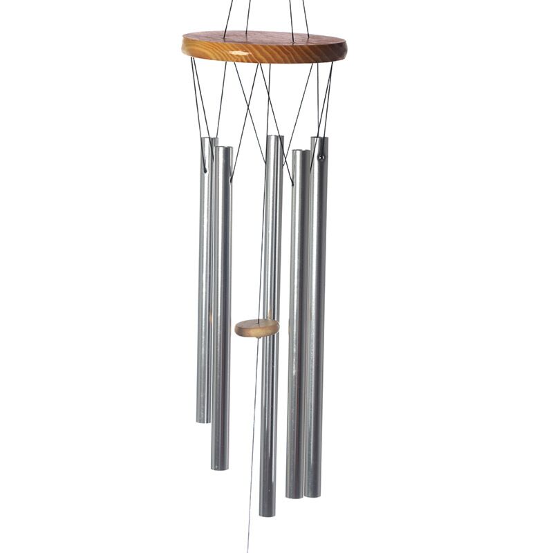 Gong en bois avec tubes métalliques 88 cm