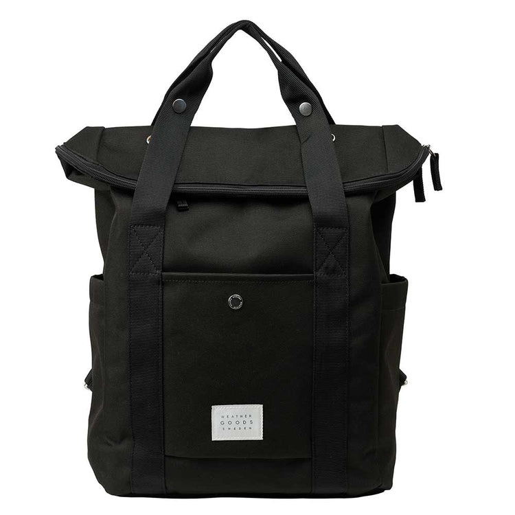 Weathergoods Suède sac à dos city bikepack xl noir