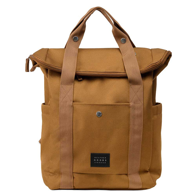 Weathergoods Suède sac à dos city bikepack xl caramel