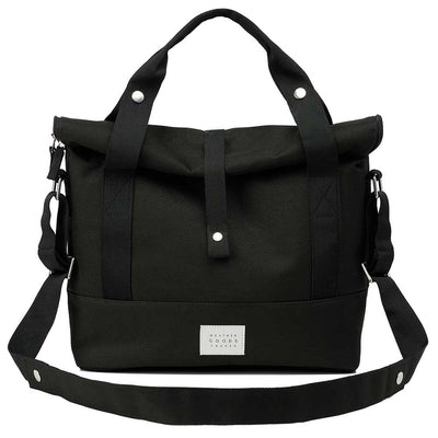 Weathergoods Suède sac à bandoulière sacoche de vélo de ville noir
