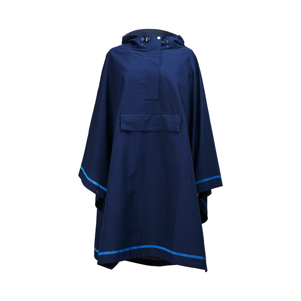 Weathergoods suède poncho imbris bleu s