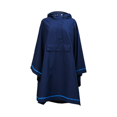 Weathergoods suède poncho imbris bleu s