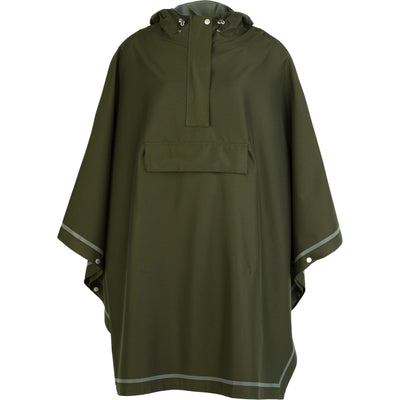 Weathergoods Suède poncho imbris vert m