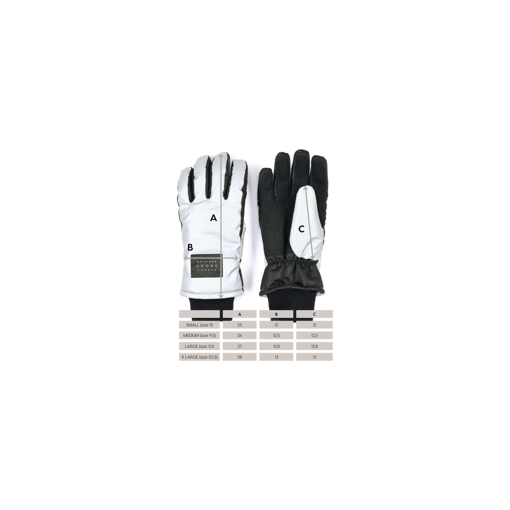 Weaarmergoods Suède Weatrugood Sweden Ref. Gants en argent l
