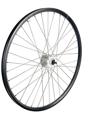Roue avant 28 pouces 622 Hub noir -damo spaak 13