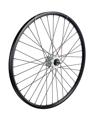 Roue avant 28 pouces 622 Black Black Speaking Hub -damo Rollerbrake