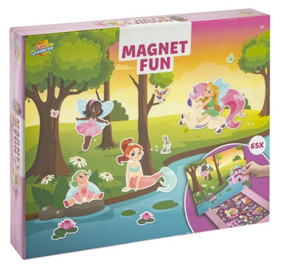 Ensemble amusant d'aimants Moxy 65 pièces