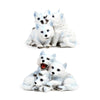Trio de chiots de loup