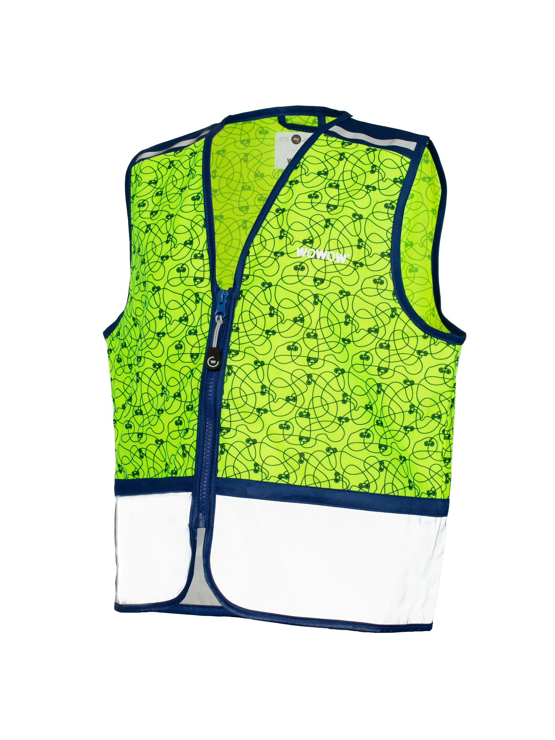 Wowow gilet pour enfants zippy jaune xs