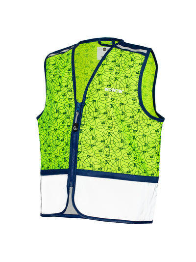 Wowow gilet pour enfants jaune zippy m