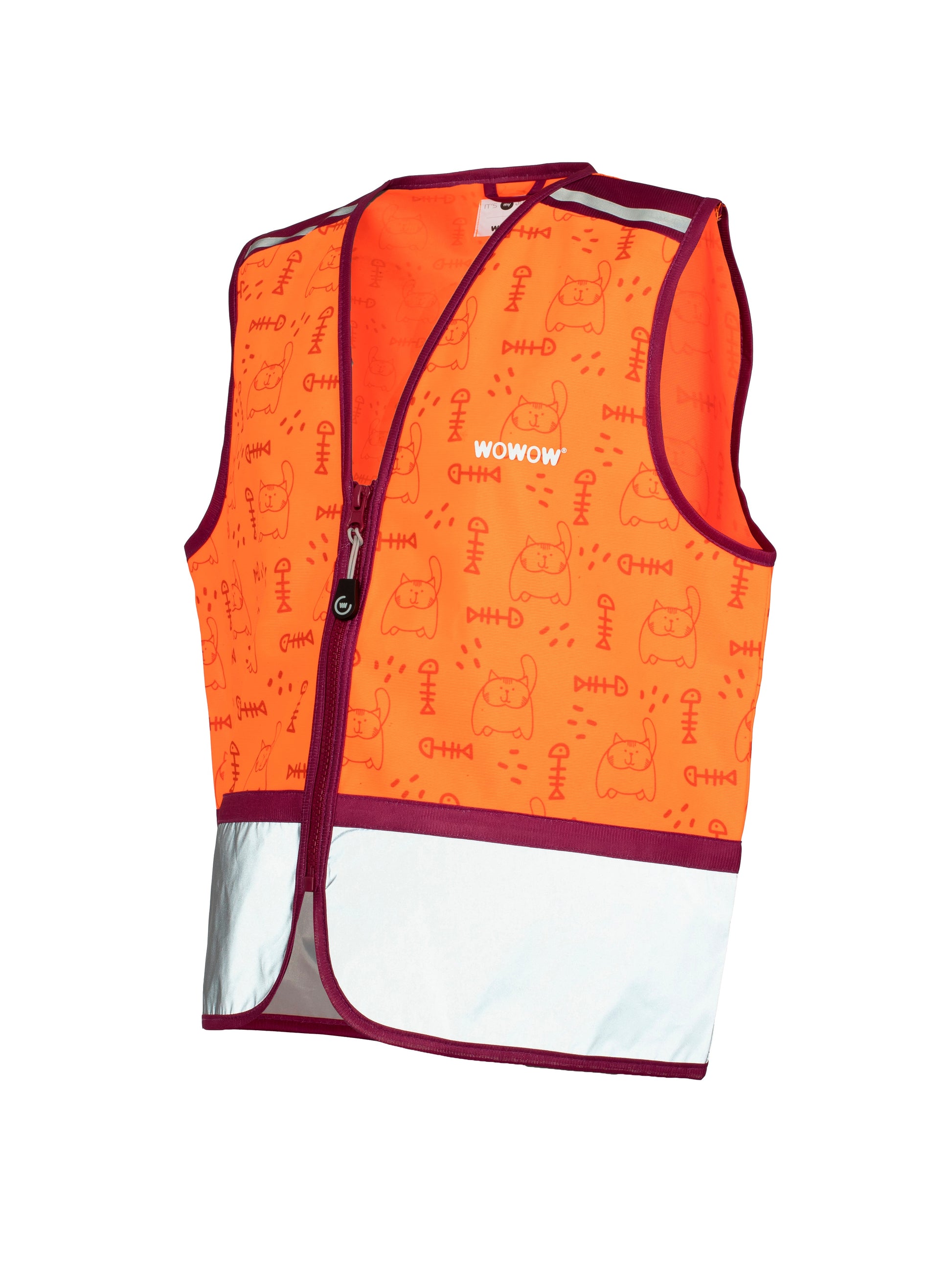 Wowow pour enfants gilet zippy orange l