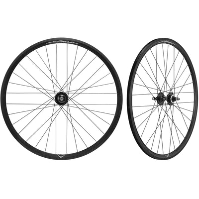 Paire de roues Miche x press ts (filetage) noir moyeu noir