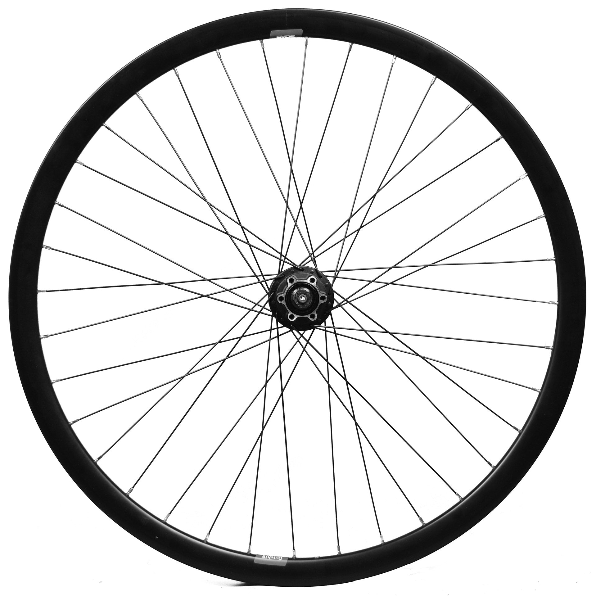 Roue avant 28 disque 475 Hub Outdoor Dutch 19 RIM 36G Black