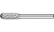 Fraise Pferd hm ronde en forme de rouleau (u)