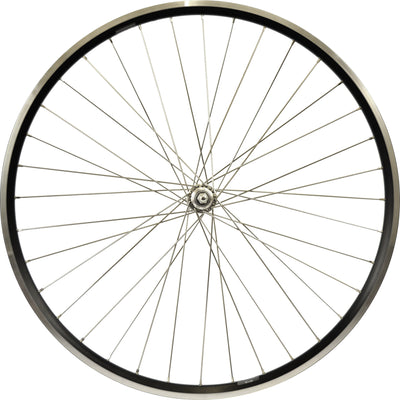 roue avant 28 pouces zac2000 en aluminium noir