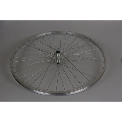 Roue arrière 28 Axes fixes de jante ALU ECO Freewh. Zilv.