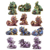 Crystal Baby Dragons Miniature Statues