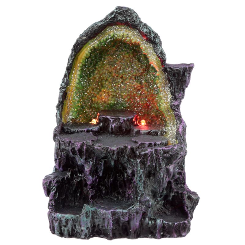 Dark Legends Crystal Cave LED Miniature Stattuatjes Affichage