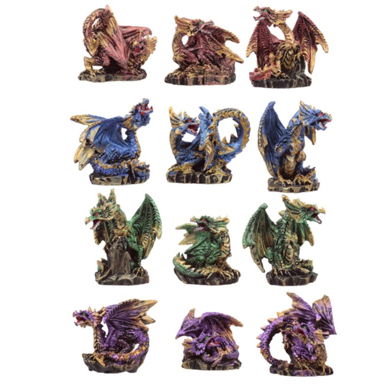Dark Legends Crystal Cave Dragon Miniature Statuats