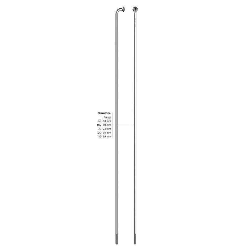 Roland Spaak 13-196 Leader en acier inoxydable sans Nippel (100ST)