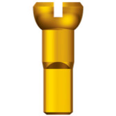 Sapim Spaak Nipple 14 Polyax 14 mm Aluminium jaune (100e)
