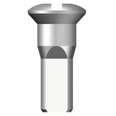 Sapim Spaak Nipple 13G autour de 14,5 mm d'argent (100e)