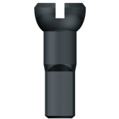 Sapim Spaak Nipple 14 Polyax 16 mm Brass Black (100e)