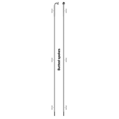 Sapim Spaak 14-288 en acier inoxydable X-Song sans mamelon (100e)