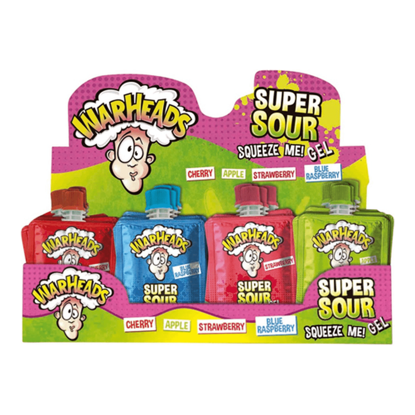 Warheads gel squeeze me super aigre (32x 20 gr)