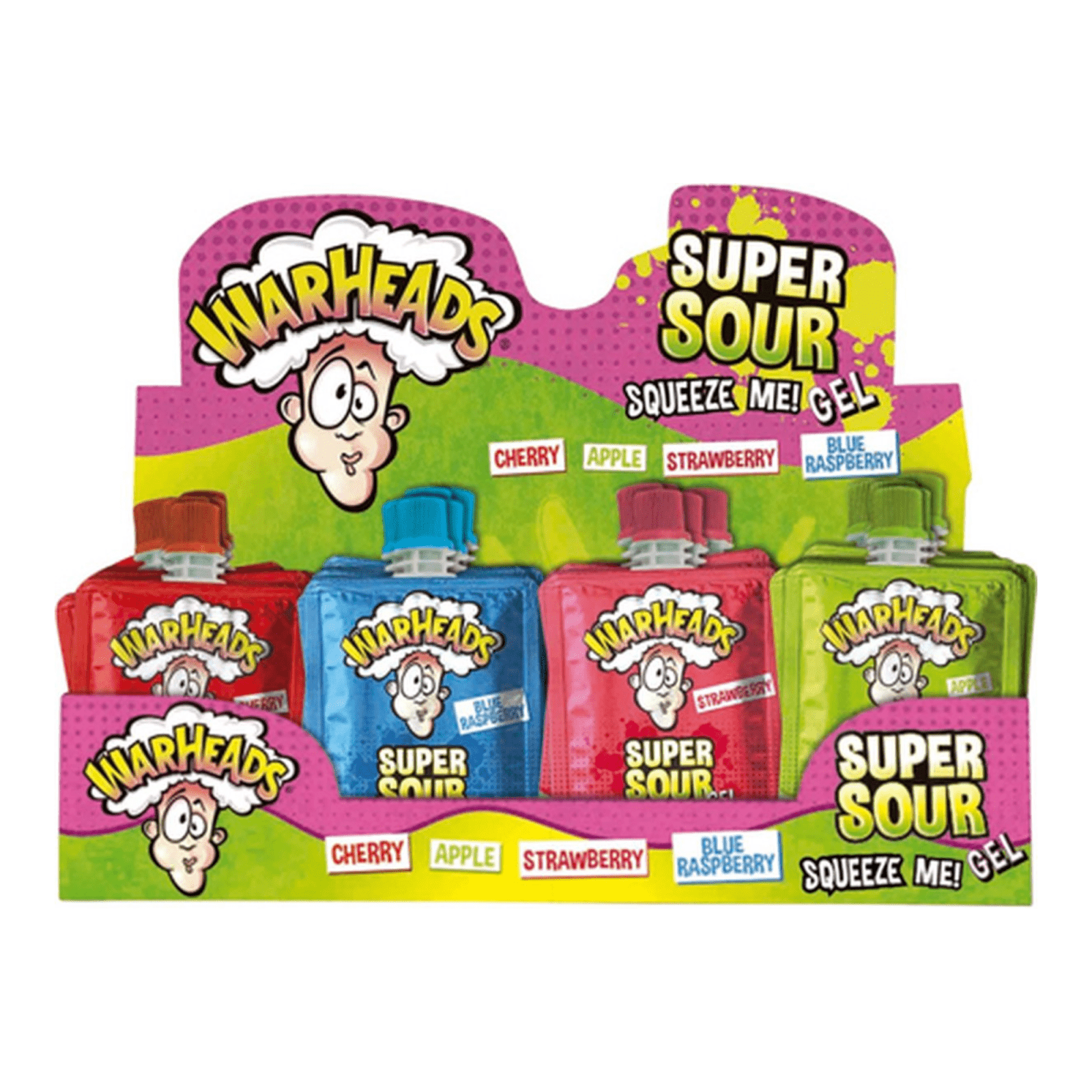 Warheads gel squeeze me super aigre (32x 20 gr)