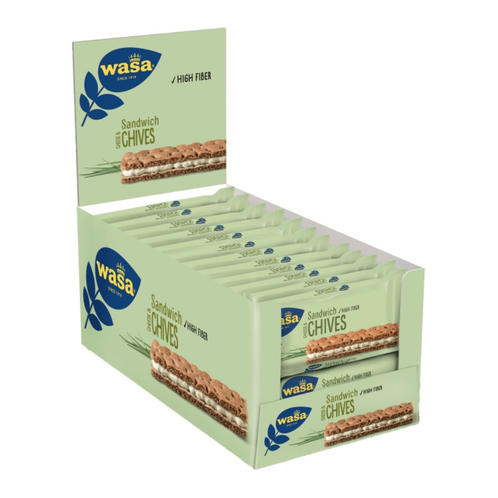 Wasa sandwich fromage frais et ciboulette (24x 37gr)