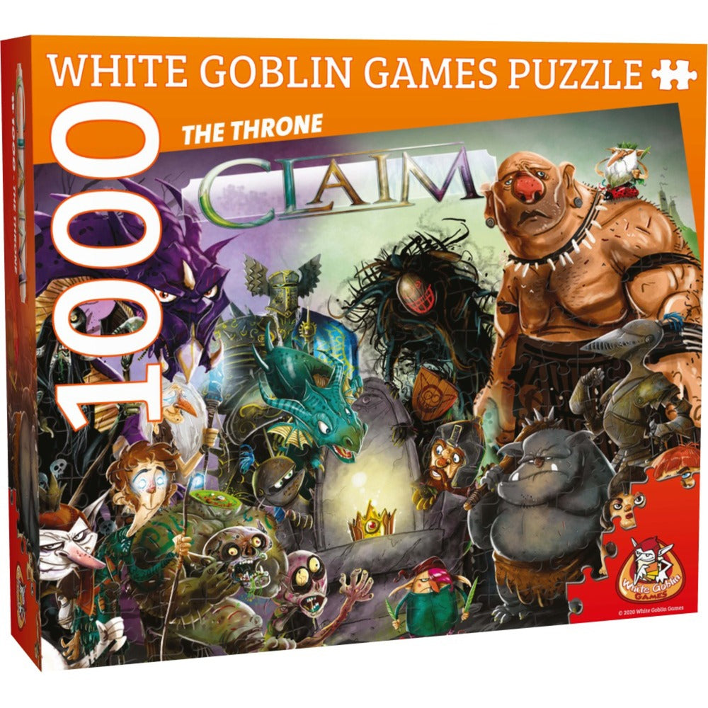 Les jeux de gobelin blancs affirment Puzzle: le trône