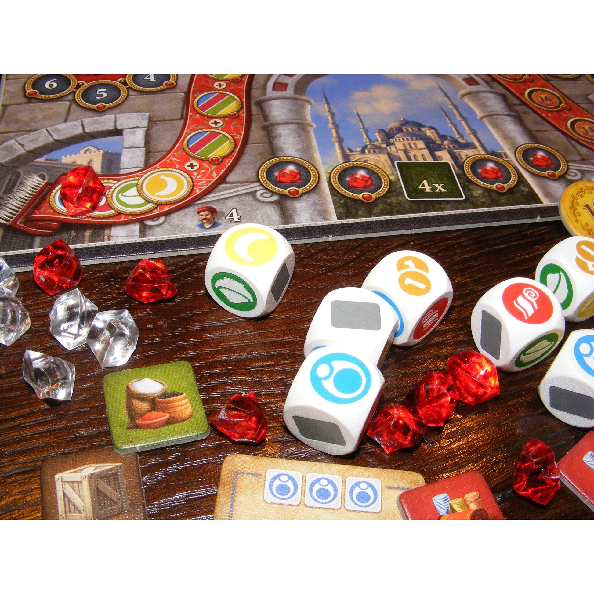Jeux de gobelin blancs Istanbul: jeu de dés
