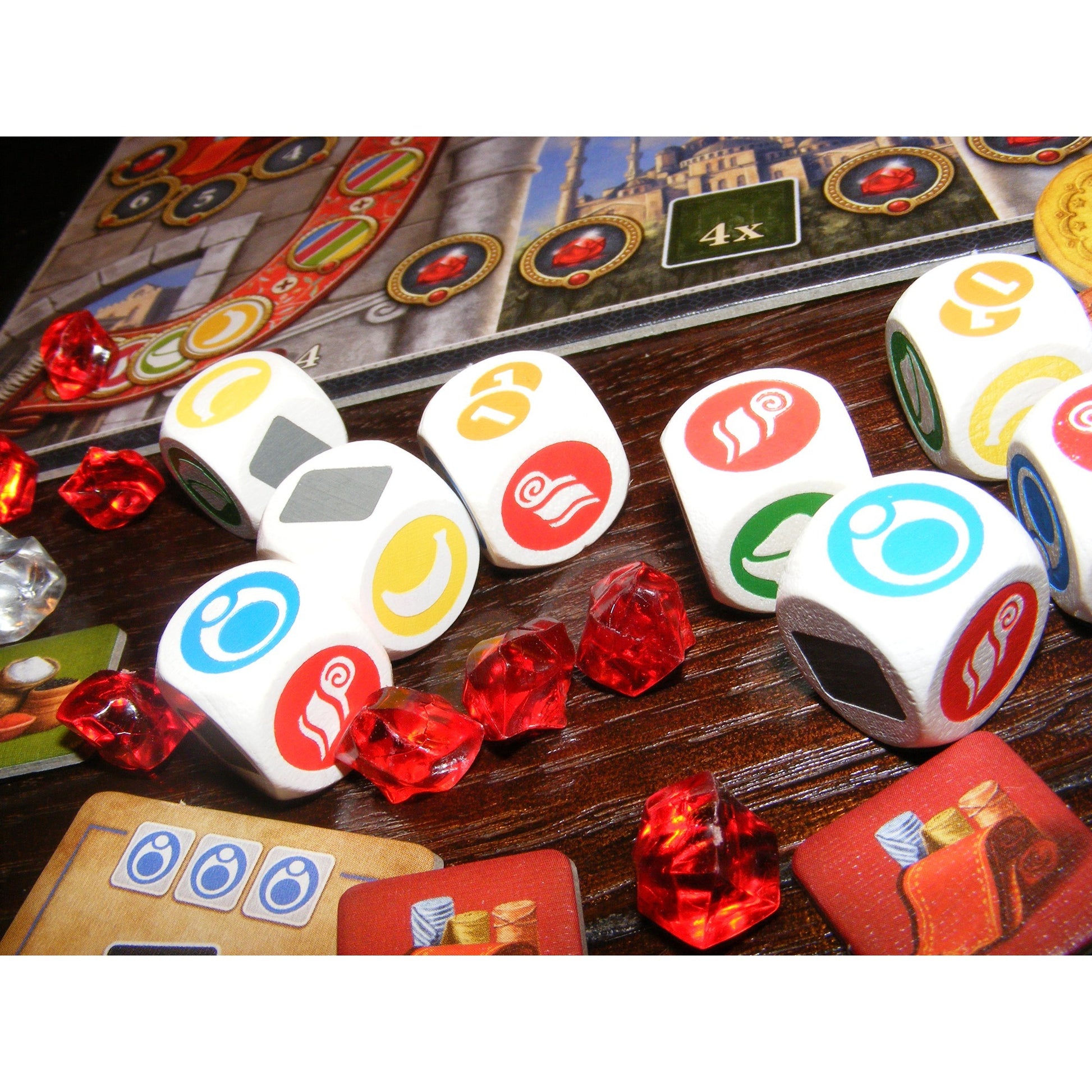 Jeux de gobelin blancs Istanbul: jeu de dés