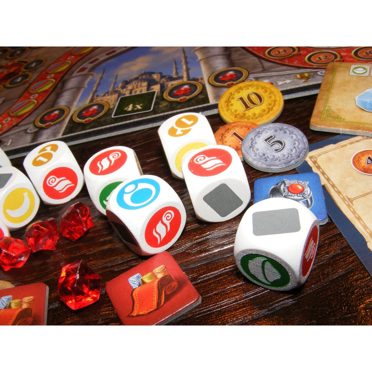 Jeux de gobelin blancs Istanbul: jeu de dés