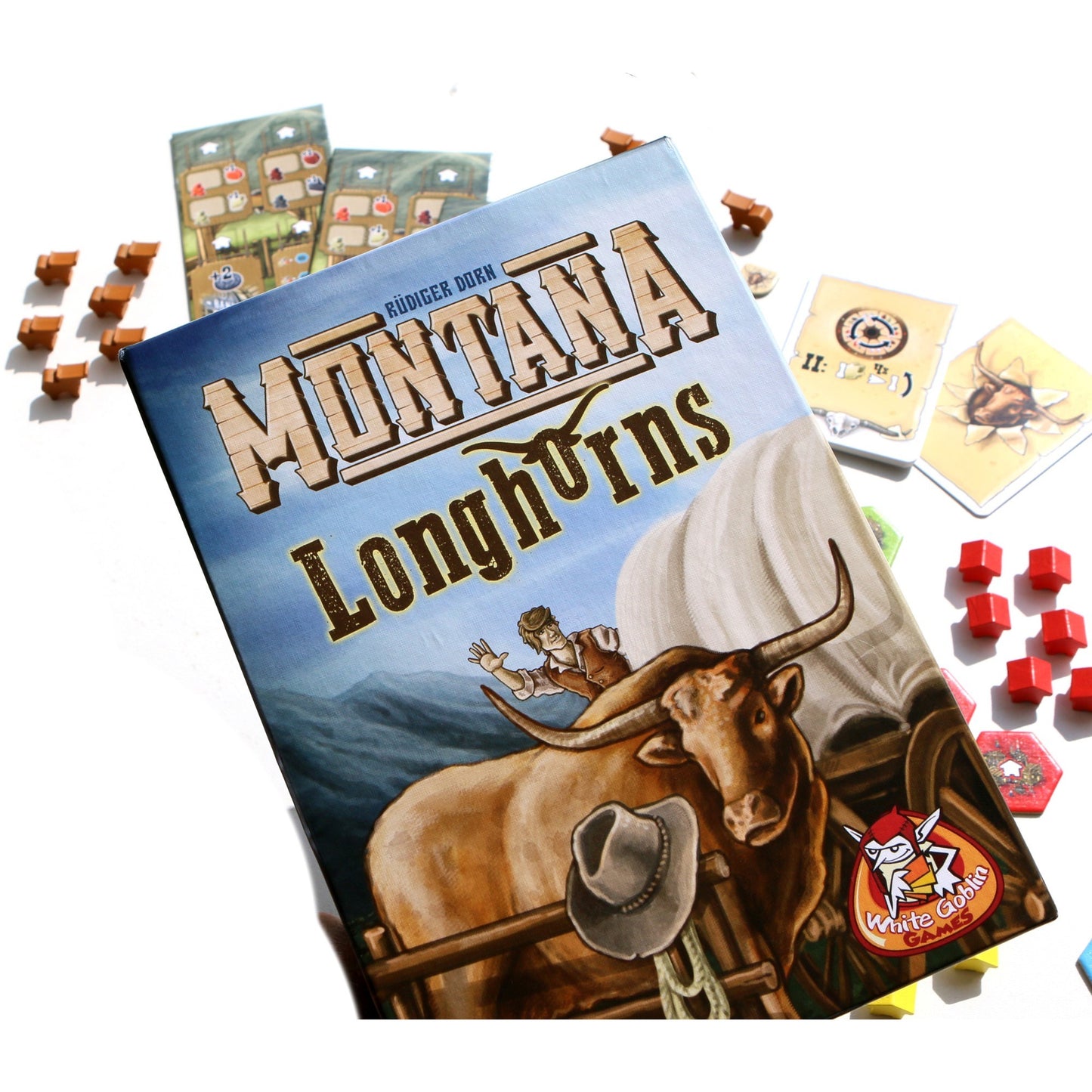 Jeux de gobelin blancs Montana: Longhorns