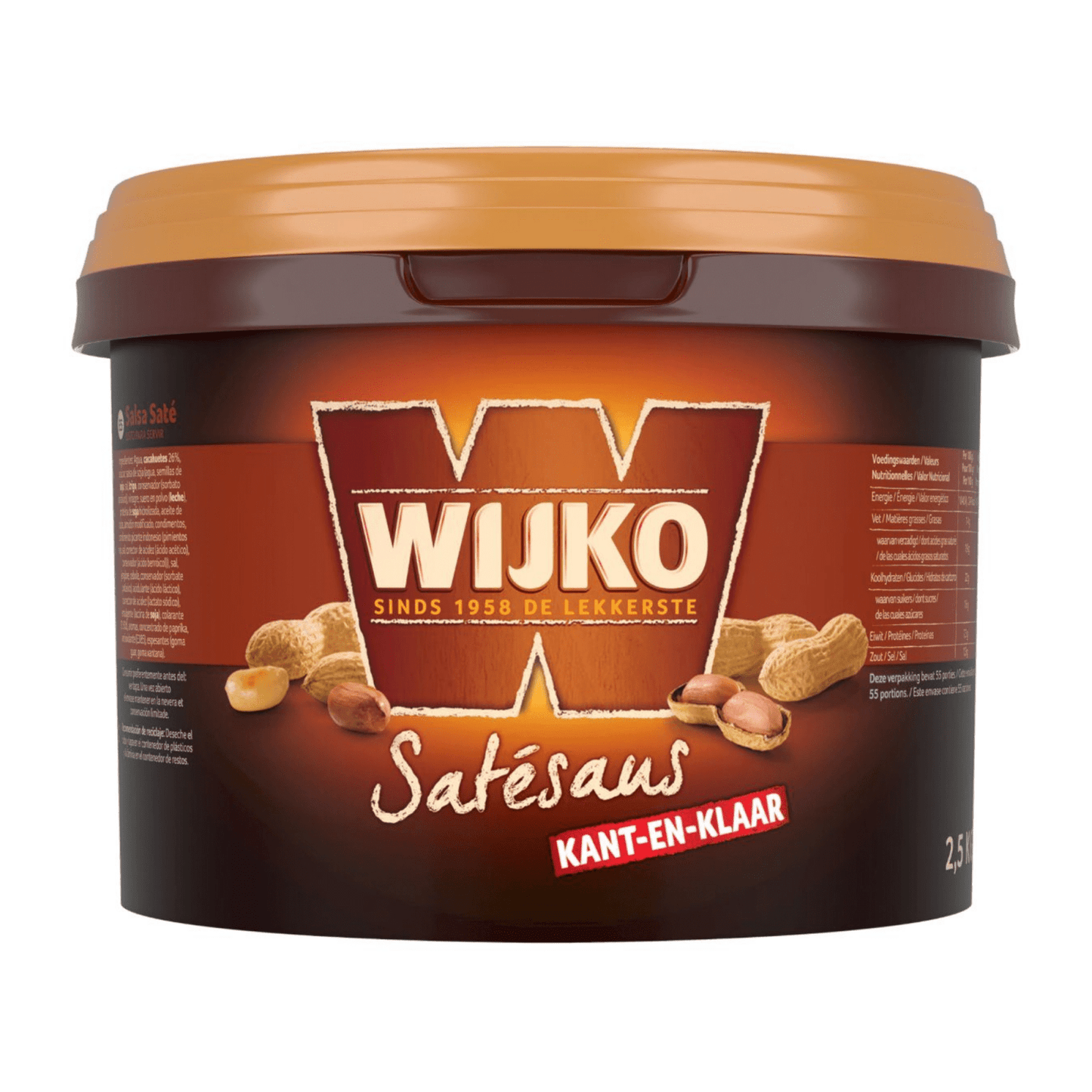 Sauce satay Wijko prête à l'emploi (2,5kg)
