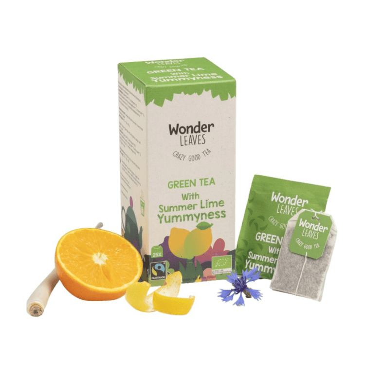 Wonder leaves bio ft thé vert citron vert (25x 1,8gr)